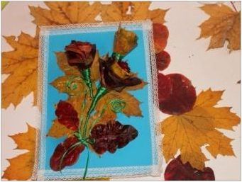 Appliques & # 171 + Autumn Bouquet & # 187 + лист