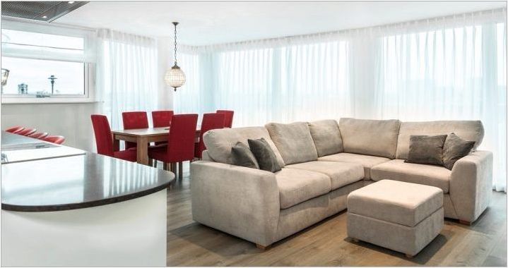 Бежови дивани в интериора: разполага с цветова комбинация, стилове и избор