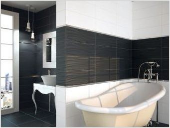Черна и бяла плочка за баня: плюсове и минуси, избор и дизайн