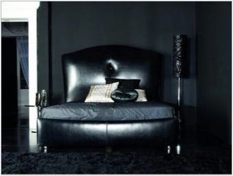 Черна спалня: избор на слушалки, тапети и завеси