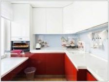 Червена и бяла кухня: опции за функции и дизайн
