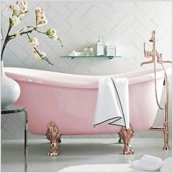 Цветни акрилни бани: разновидности, препоръки за избор