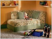 Детски ъглови дивани: Характеристики, видове и селекция