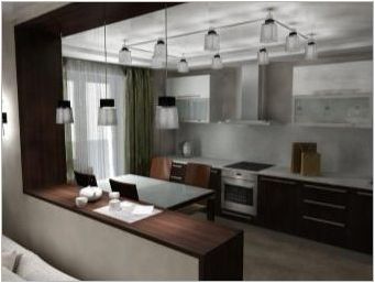 Дизайн Кухня - дневна 30 кв. М: проекти и съвети за дизайнер