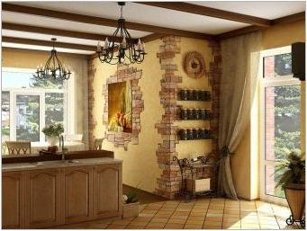 Дизайн на стената в кухнята