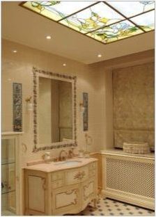 Дизайн на тавана в банята