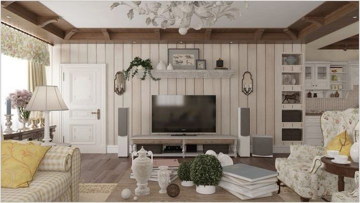 Дневна в дървена къща: прости и оригинални опции за интериорен дизайн