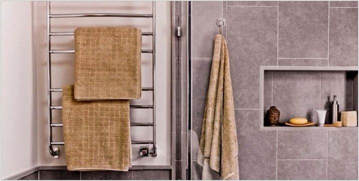 Електрически релси за кърпи за баня: сортове, избор, монтаж