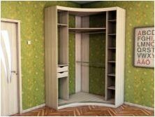 Ъглов гардероби в коридора: дизайн, видове и селекция