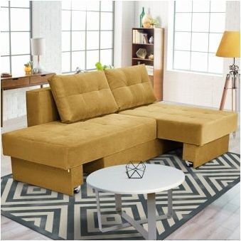 Изберете ъглов диван в малка стая
