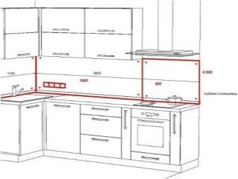 Изберете разстоянието от плотове до монтираните шкафове в кухнята