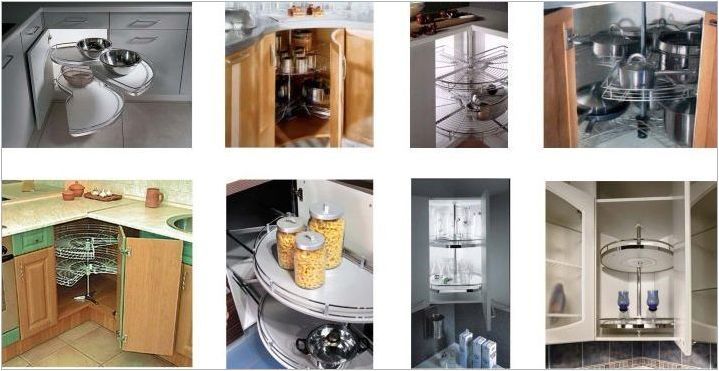 Как да изберем въртележка в кухненския гардероб?