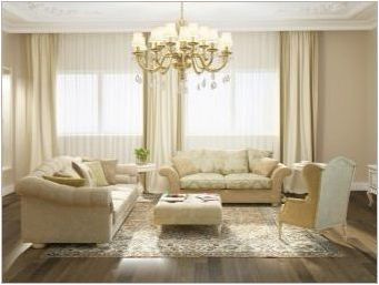 Класически стил мебели за хола: какво се случва и как да се постави?