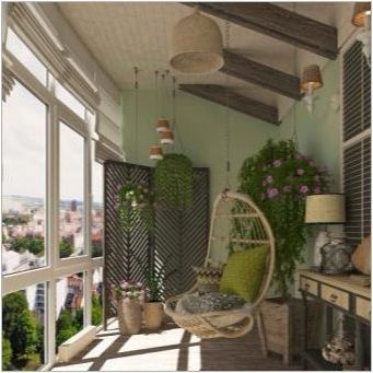 Красиви балкони: опции за дизайн и готови решения