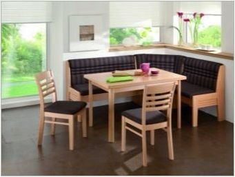 Кухненски ъгли с маса и столове: Характеристики и тайни на избора