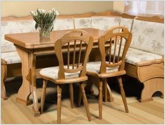 Кухненски ъгли с маса и столове: Характеристики и тайни на избора