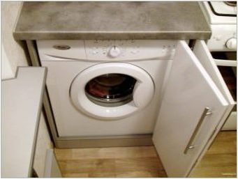Кухня с пералня: плюсове и минуси, настаняване