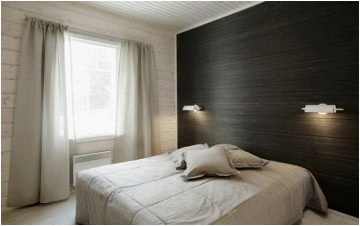 Ламинат в спалнята на стената: Опции за завършване на вътрешните работи