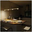 Лампи в кухнята над масата: вариации и съвети на местоположението