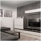 Модерни стени в хола: видове, подбор и опции в интериора