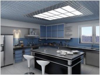 Окачени тавани в кухнята: функции, разновидности и избор