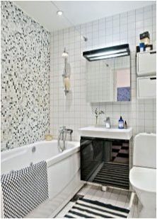 Опции за дизайн на баня, комбинирани с 5 kV тоалетна. М