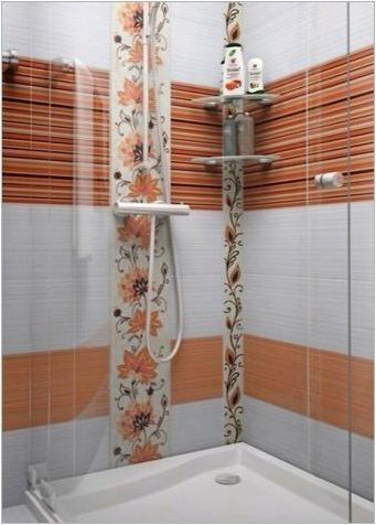 Оранжеви плочки за баня: плюсове и минуси, съвети за дизайн, примери