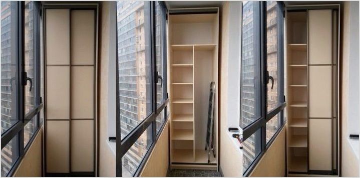 Плъзгащи се гардероби на балкона: Какво има и как да изберем?