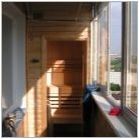 Сауна на балкона: плюсове и минуси, препоръки за създаване
