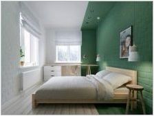 Спалня Интериор дизайн в зелени тонове