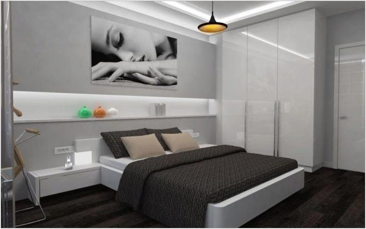 Високотехнологична декорация на спалнята