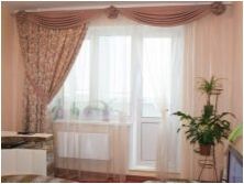 Завеси в зала с балконска врата: разновидности и препоръки за подбор