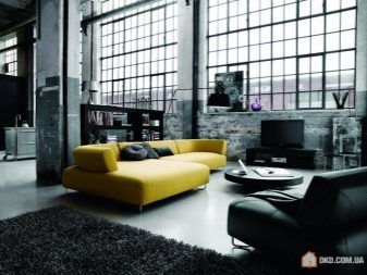 Жълти дивани: Използвайте в интериора, комбинация от цветове
