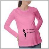 Тениски с надписи за бременни жени