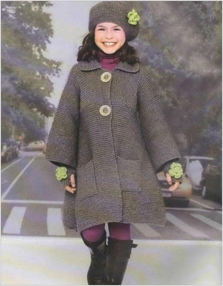 Палто за момиче есен-пружина