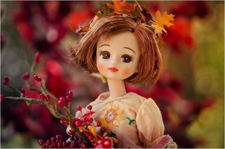 Опции за есенни занаяти на тема & # 171 + Doll & # 187 +