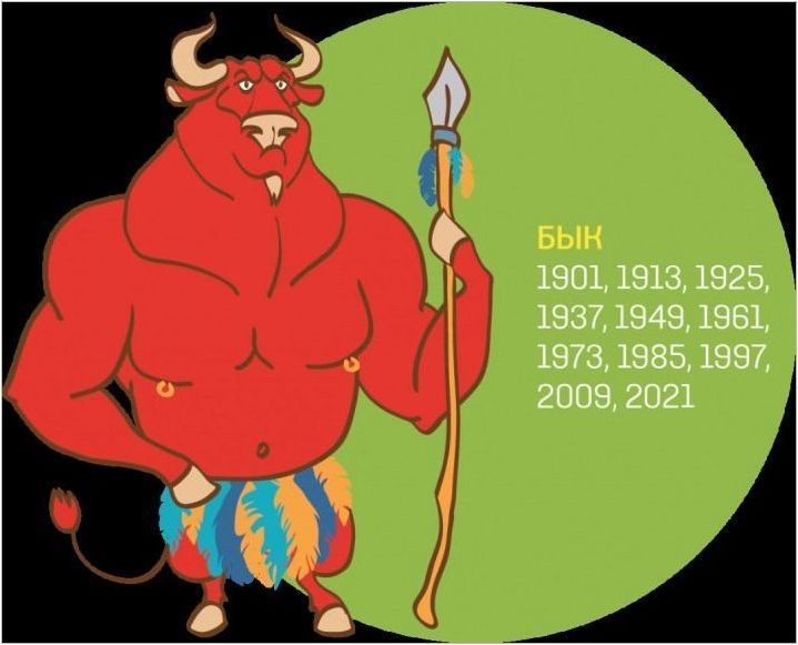 Година на бик: характеристики на символа, дати и съвместимост