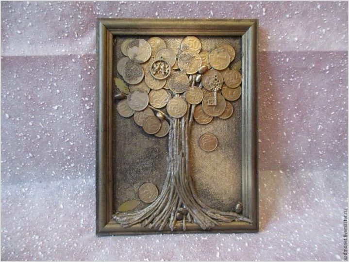 Picture & # 171 + Money Tree & # 187 + монети със собствените си ръце