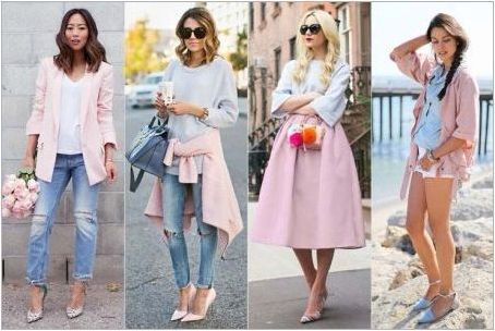 Розов цвят в дрехите