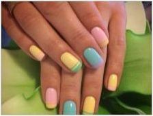 Идеите за проектиране на цвят френски на къси нокти