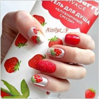 Как да си направим маникюр с ягода по ноктите?