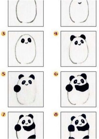Опции за дизайн на маникюр с панда