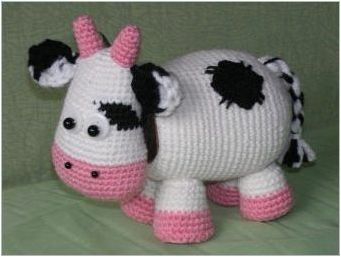 Как да си направим крава в машината Amigurumi Crochet?
