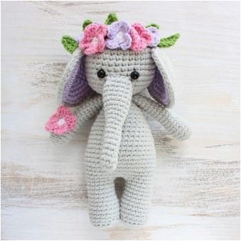 Плета слон amiguruchi crochet