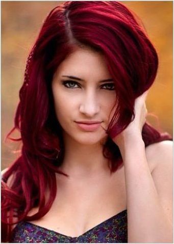 Burgundy Цвят на косата: нюанси, подбор, препоръки за оцветяване и грижа