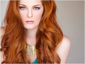 Цвят на косата на червенокоса: избор на нюанси и оцветяване