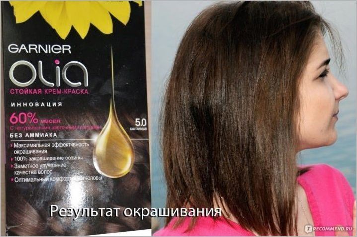 Характеристики на косата бои Garnier Olia