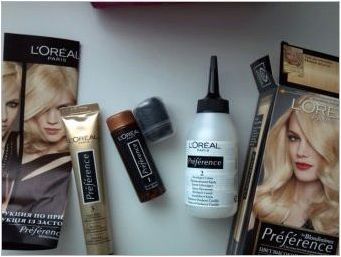 L'Oreal предпочитания Бои за коса: цветна палитра и инструкции за приложение