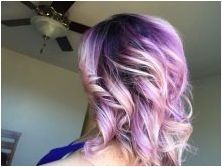Лека лилава коса: на когото се вписват и как да изберат боята?