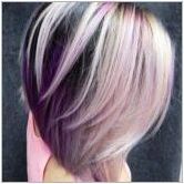 Пепел лилав цвят на косата: нюанси и нюанси